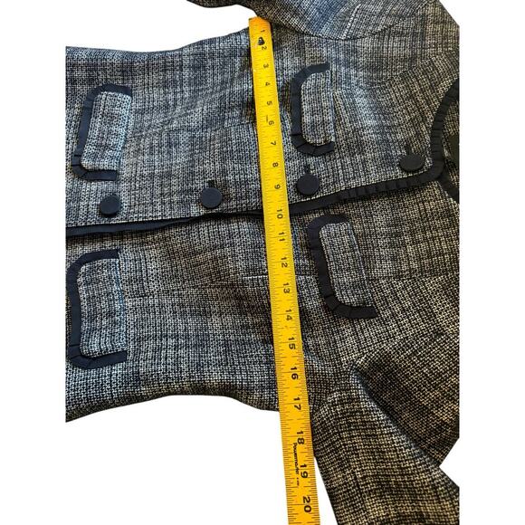 Talbots Two Tone Button Front Tweed‎ Blazer - Business Casual (NWT) - 2 - Picture 8 of 11